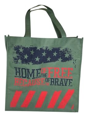 Tunnel To Towers Foundation Home Of The Free Because Of The Brave Reusable Bag